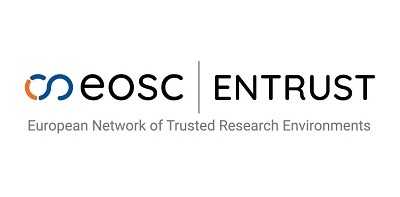 EOSC Entrust European Network of Trusted Research Environments logo.