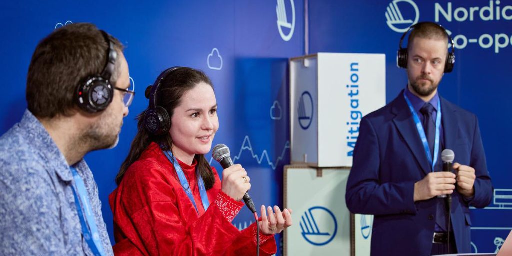 Panel discussion on climate change at COP29