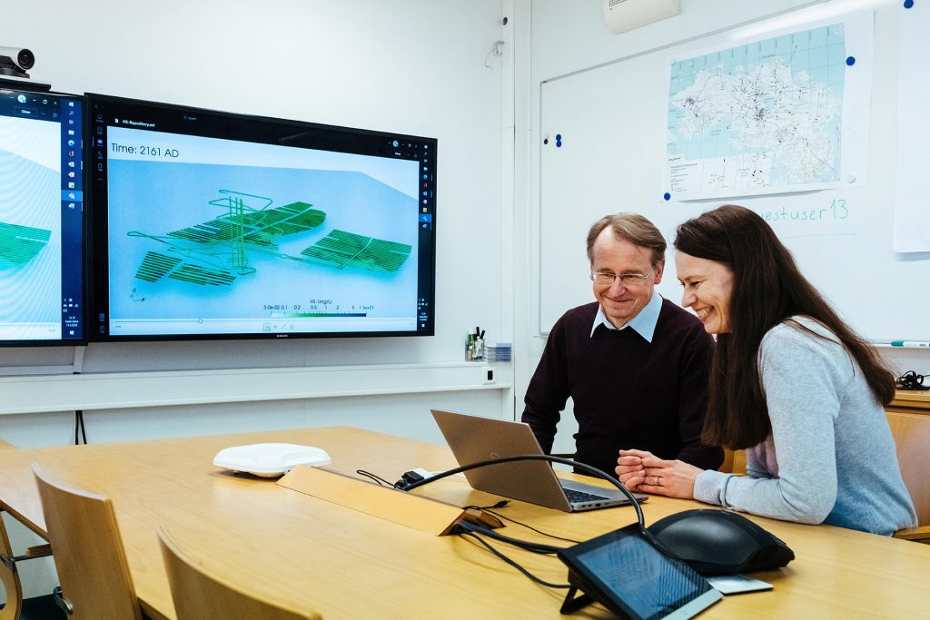 Lasse Koskinen ja Tiina Lamminmäki Posiva