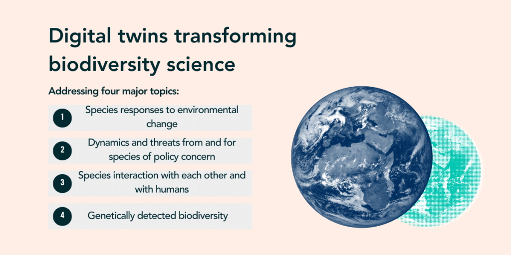 BioDT project developed prototype digital twins addressing four major biodiversity topics