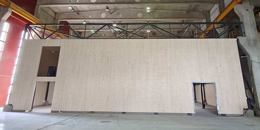 CLT element at the LUMI AI Factory data center construction site